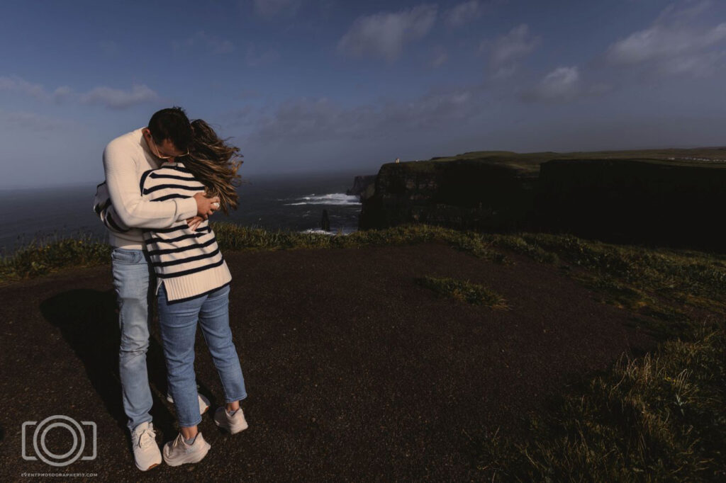 Best Secret Engagement The Cliffs Of Moher Ireland Proposal Engagement Photoshoot 2 - E17