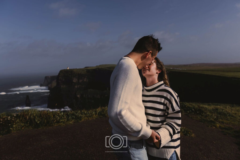 Best Secret Engagement The Cliffs Of Moher Ireland Proposal Engagement Photoshoot 3 - E17