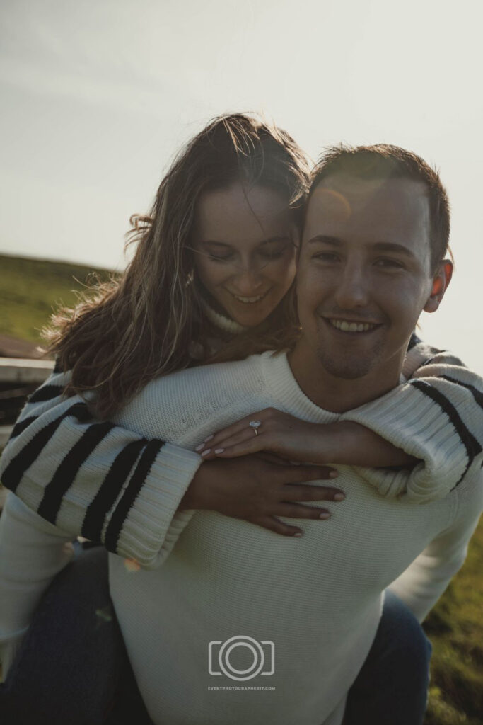 Best Secret Engagement The Cliffs Of Moher Ireland Proposal Engagement Photoshoot - E17
