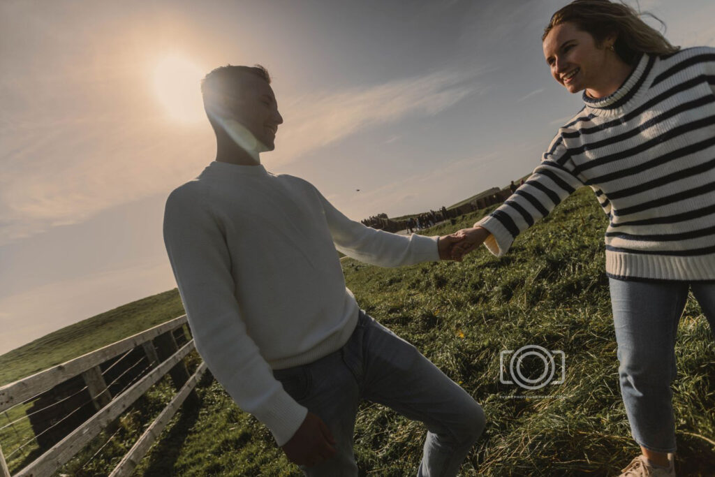 The Cliffs Of Moher Ireland Proposal Engagement Photoshoot 2 - E17