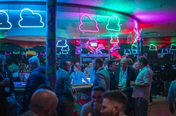 Dublin Skyline View From Gravity Bar During Corporate Reception E17 - E17